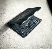 Load image into Gallery viewer, Matte Crocodile Leather Wallet - Vegan
